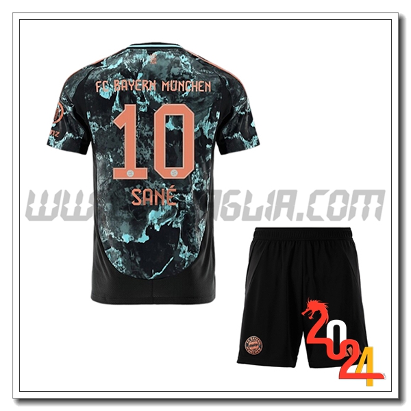 Kit Maglia Bayern Monaco Bambino SANÉ #10 Seconda 2024 2025