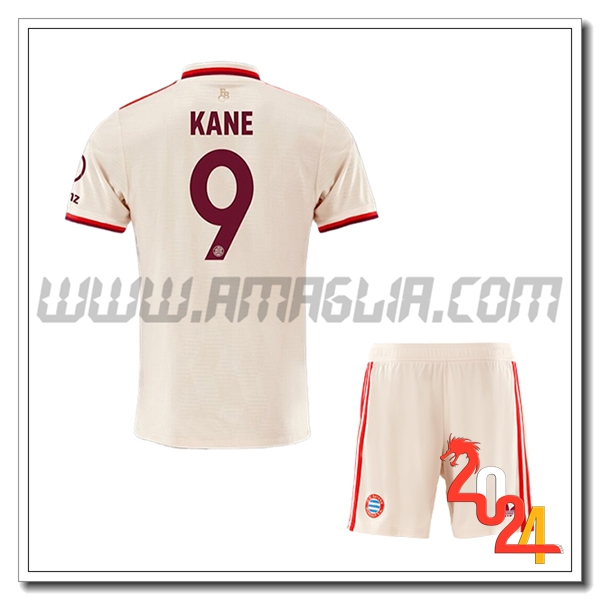Kit Maglia Bayern Monaco Bambino KANE #9 Champions League 2024 2025
