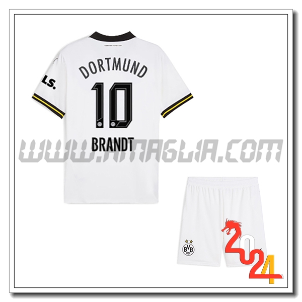 Kit Maglia Dortmund BVB Bambino BRANDT #10 Terzo 2024 2025