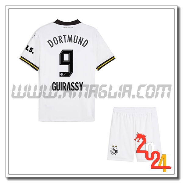 Kit Maglia Dortmund BVB Bambino GUIRASSY #9 Terzo 2024 2025