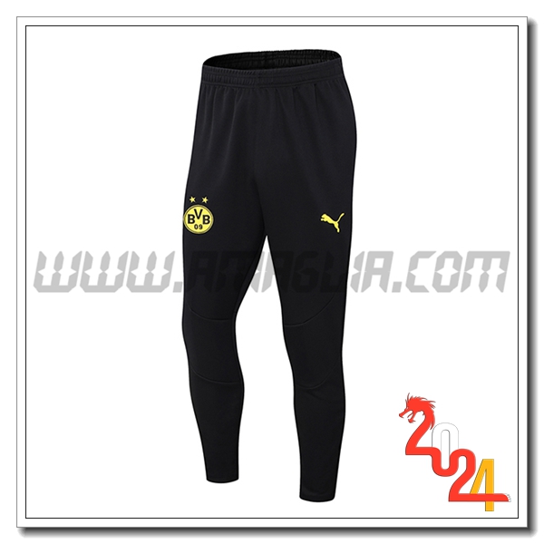 Pantaloni Da Allenamento Dortmund Nero/Giallo 2024 2025 -03