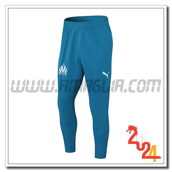Pantaloni Da Allenamento Marsiglia Blu 2024 2025