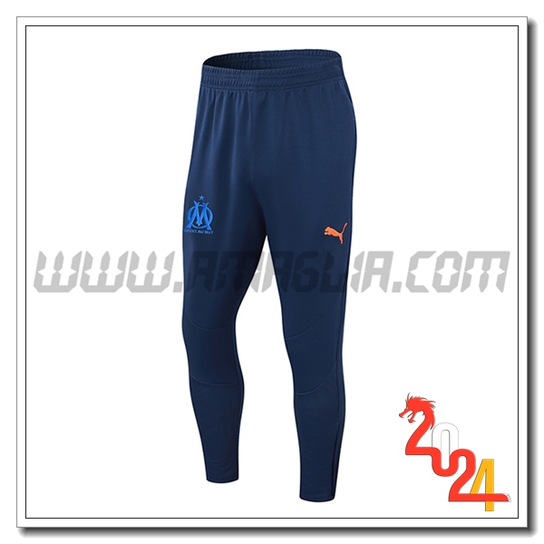 Pantaloni Da Allenamento Marsiglia Blu Roya 2024 2025