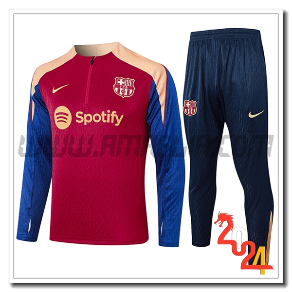 Tuta Allenamento FC Barcellona Rosso/Giallo/Blu 2024 2025