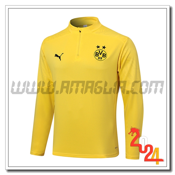 Felpa Allenamento Dortmund Giallo/Nero 2024 2025