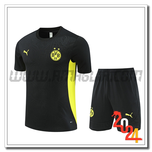 Kit Maglia Allenamento Dortmund Nero/Giallo 2024 2025