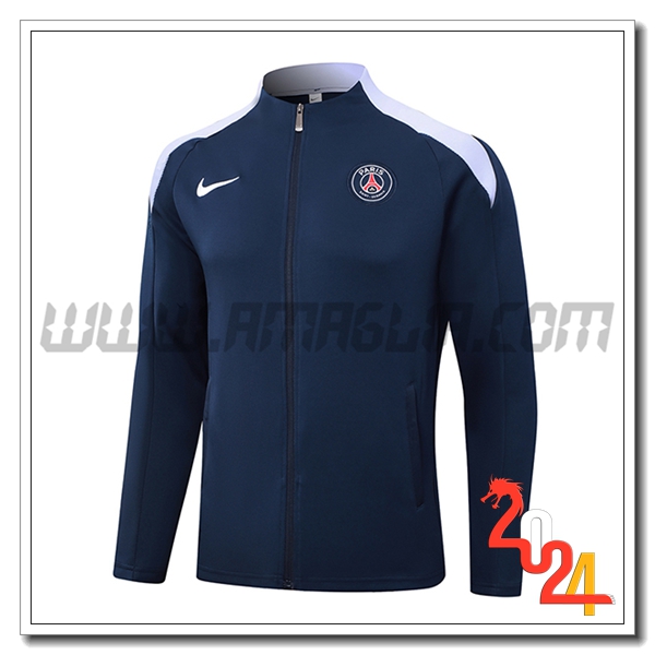 Giacca Calcio PSG Blu Reale 2024 2025