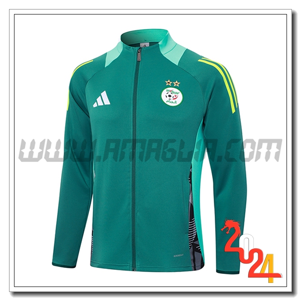 Giacca Calcio Algeria Verde 2024 2025