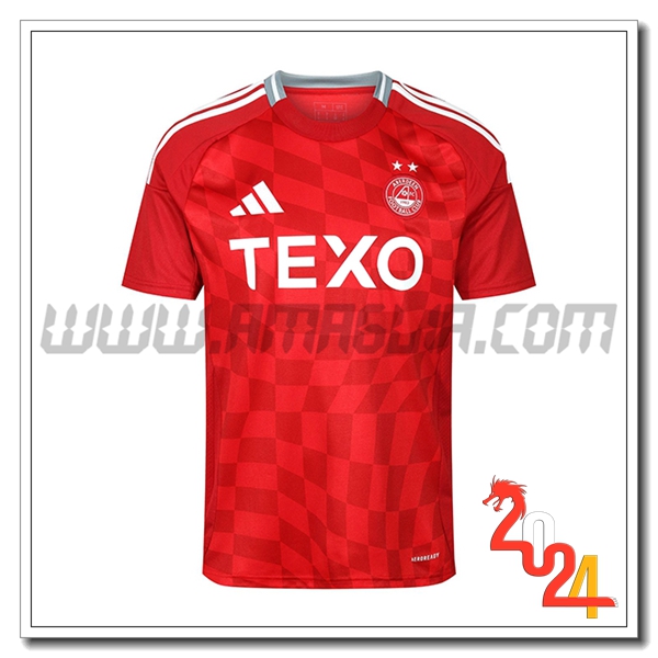 Aberdeen FC Prima Maglia Calcio 2024 2025