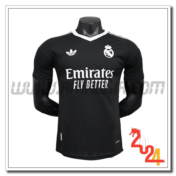 Maglia Calcio Portiere Real Madrid 2024 2025 Nero