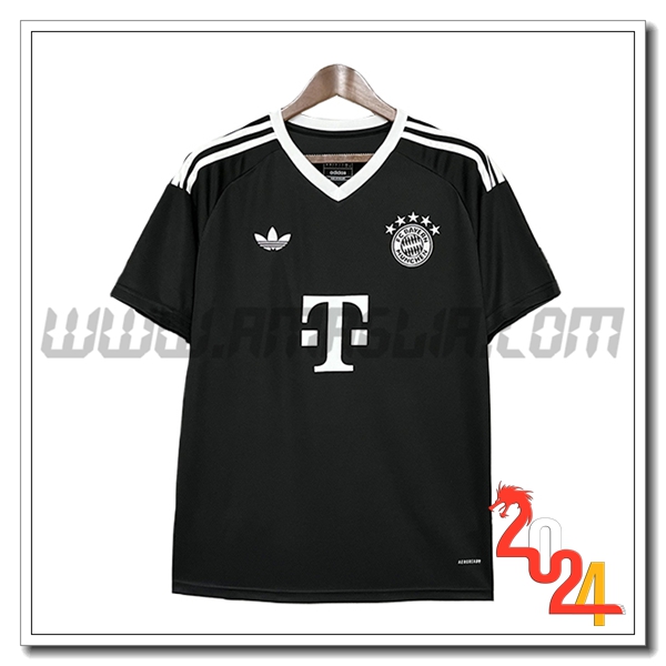 Maglia Calcio Portiere Bayern Monaco 2024 2025 Nero