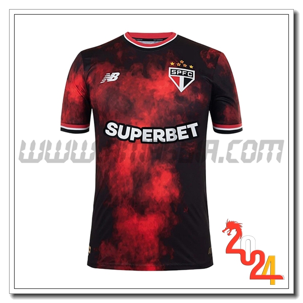 Sao Paulo FC Terzo Maglia Calcio 2024 2025