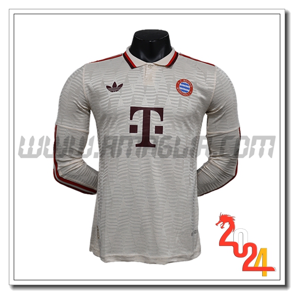 Maglia Calcio Bayern Monaco Maniche lunghe Champions League 2024 2025