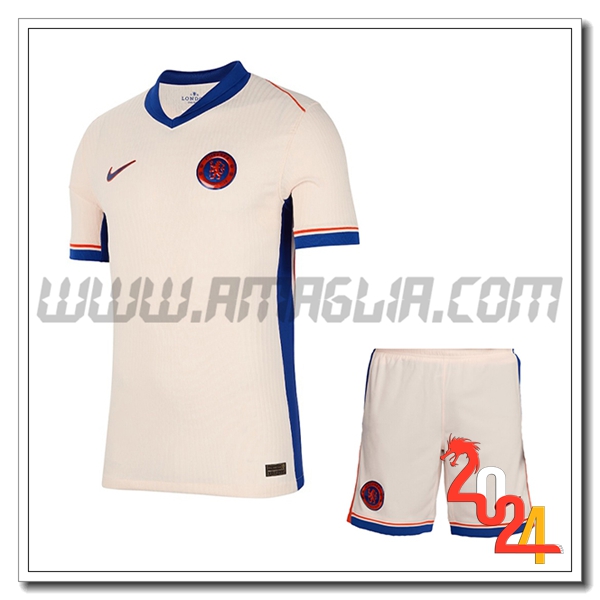 Nuovo Kit Maglia FC Chelsea Bambino Seconda 2024 2025