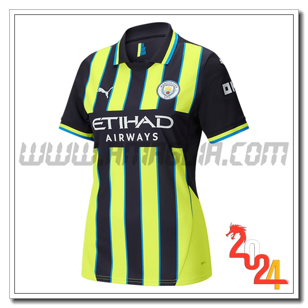 Seconda Nuovo Maglia Manchester City Donna 2024 2025