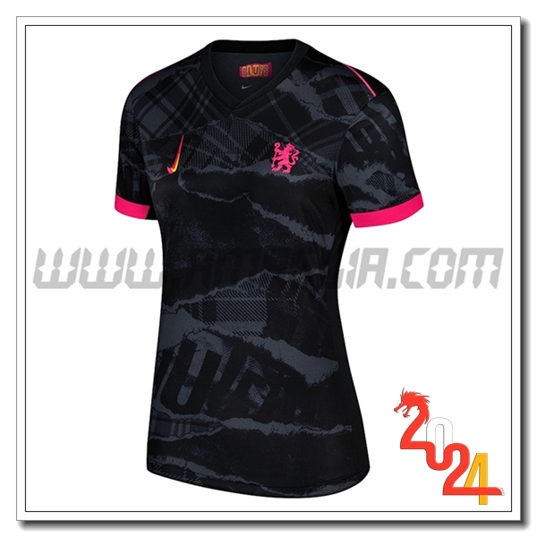 Terzo Nuovo Maglia FC Chelsea Donna 2024 2025