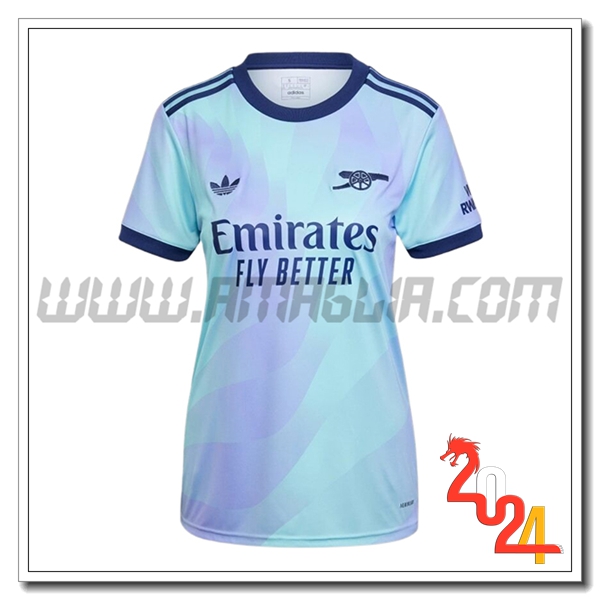 Terzo Nuovo Maglia Arsenal Donna 2024 2025