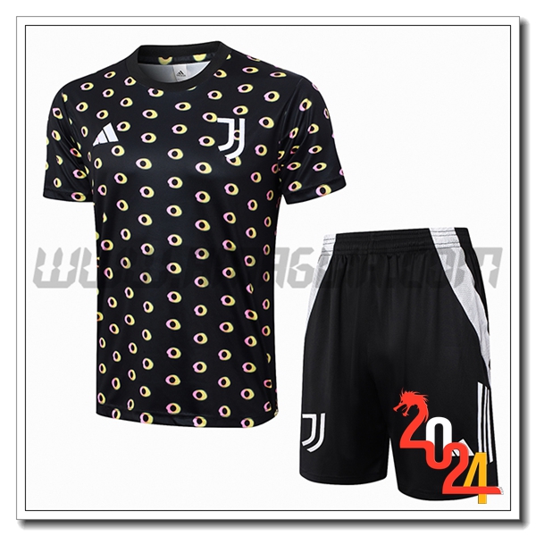 Kit Maglia Allenamento Juventus Nero 2024 2025