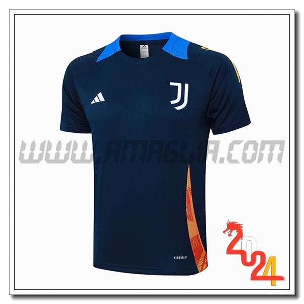 T Shirt Allenamento Juventus Blu Reale 2024 2025