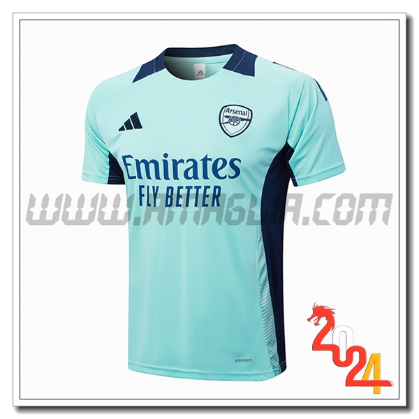 T Shirt Allenamento Arsenal Verde 2024 2025