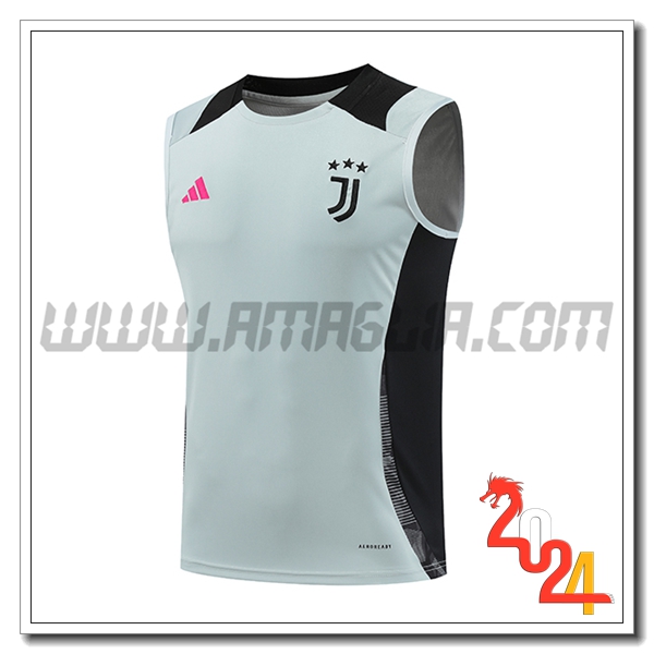 Canotta Allenamento Juventus Grigio/Nero 2024 2025