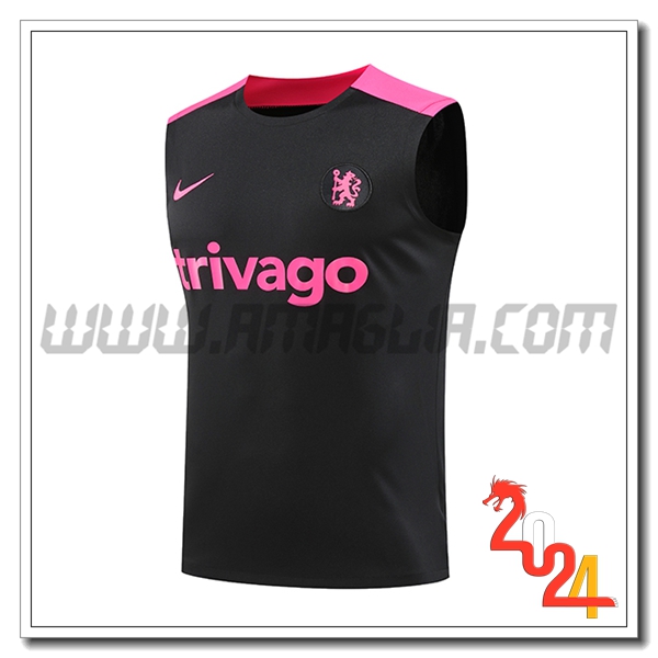 Canotta Allenamento FC Chelsea Nero/viola 2024 2025