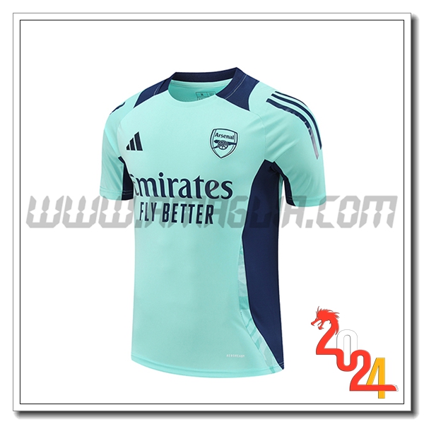T Shirt Allenamento Arsenal Verde/Ble 2024 2025