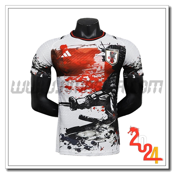 Maglia Squadra Giappone Edizione speciale 2024 2025 Bianco