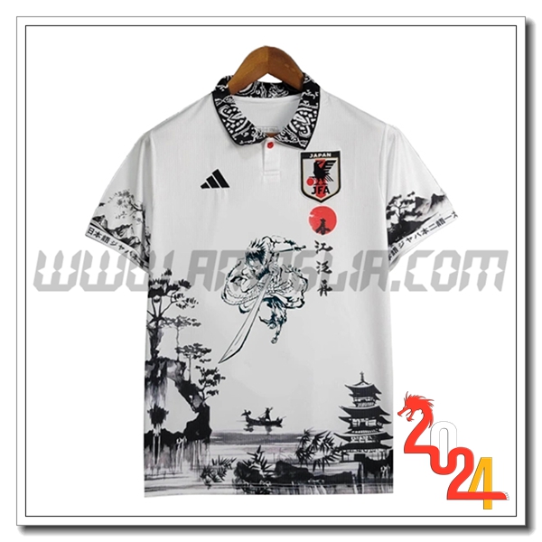 Maglia Squadra Giappone Edizione speciale -1 2024 2025 Bianco