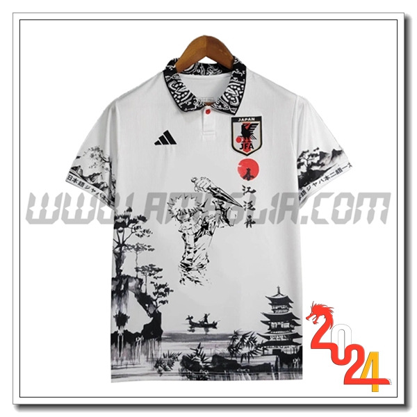 Maglia Squadra Giappone Edizione speciale -2 2024 2025 Bianco