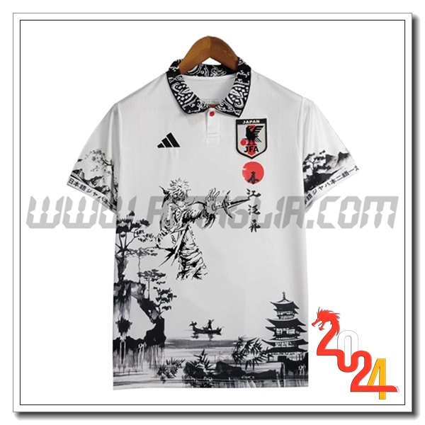 Maglia Squadra Giappone Edizione speciale -6 2024 2025 Bianco