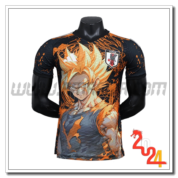 Maglia Squadra Giappone Edizione speciale 2024 2025 Nero/GIALLO
