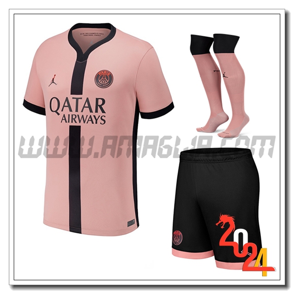 Kit Maglia PSG Terzo (Pantaloncini + Calzini) 2024 2025