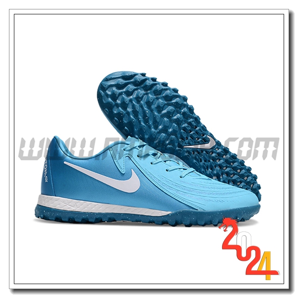 Nike Scarpe Da Calcio Phantom GX II ACAD LV8 TF Blu/Bianco