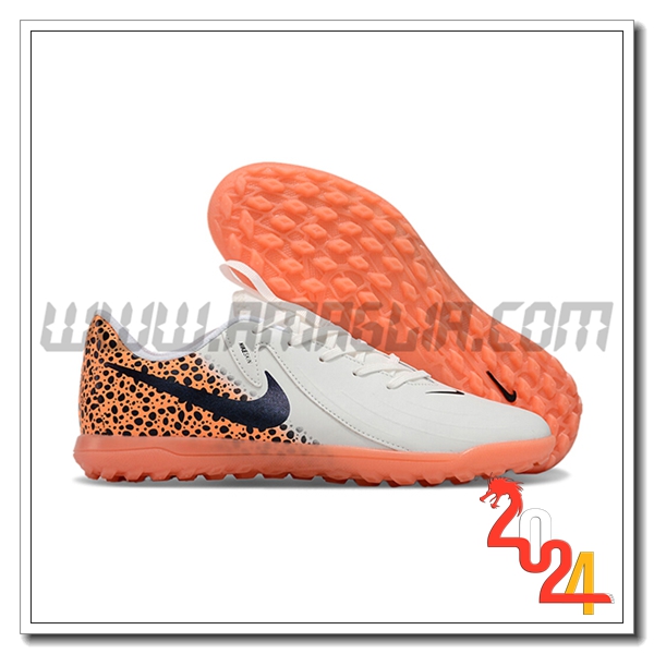 Nike Scarpe Da Calcio PHANTOM GX II CLUB TF Bianco/Arancia/Nero