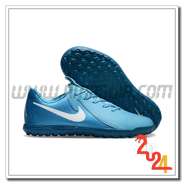 Nike Scarpe Da Calcio PHANTOM GX II CLUB TF Blu/Bianco