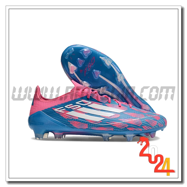 Adidas Scarpe Da Calcio F50 ELITE FG Rosa/Blu/Bianco