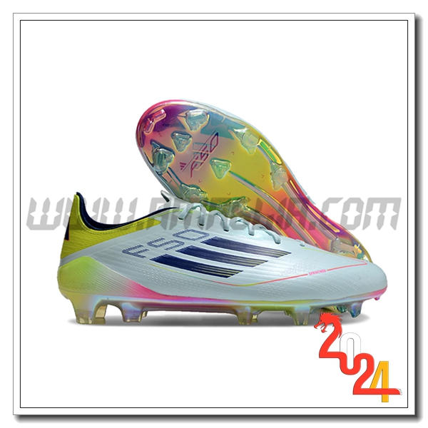 Adidas Scarpe Da Calcio F50 ELITE FG Grigio/Nero/Giallo