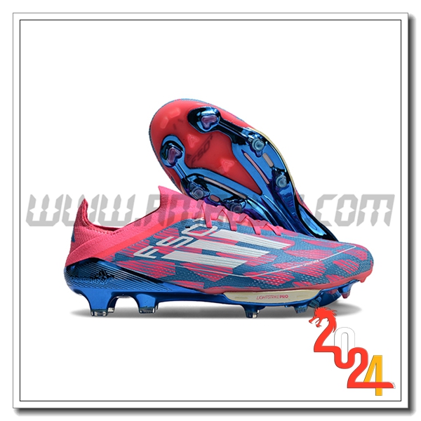 Adidas Scarpe Da Calcio F50+.1 FG Rosa/Blu/Bianco