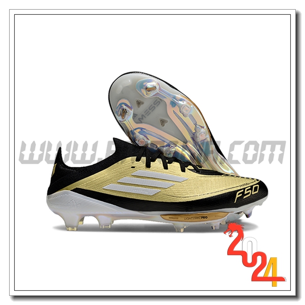 Adidas Scarpe Da Calcio F50+.1 FG Giallo/Nero/Bianco