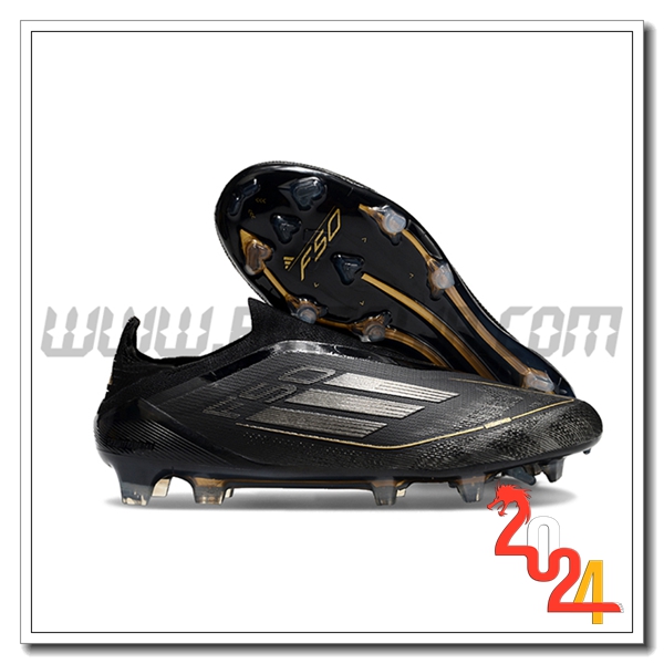 Adidas Scarpe Da Calcio F50 Elite Laceless FG Nero