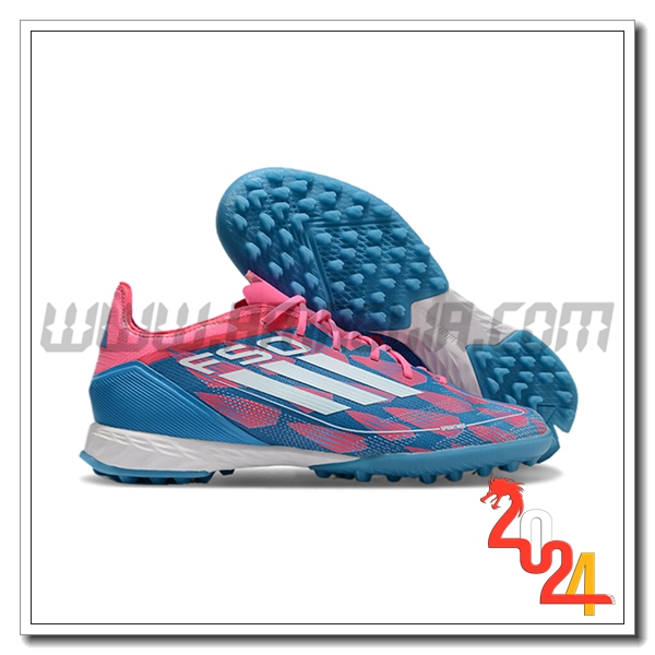 Adidas Scarpe Da Calcio F50 PRO TF Rosa/Blu/Bianco