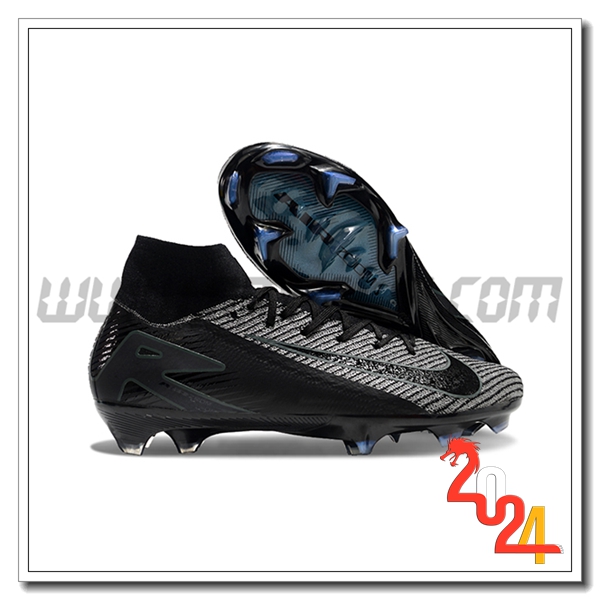 Nike Scarpe Da Calcio Air Zoom Mercurial Superfly IIX Elite FG Nero/Grigio