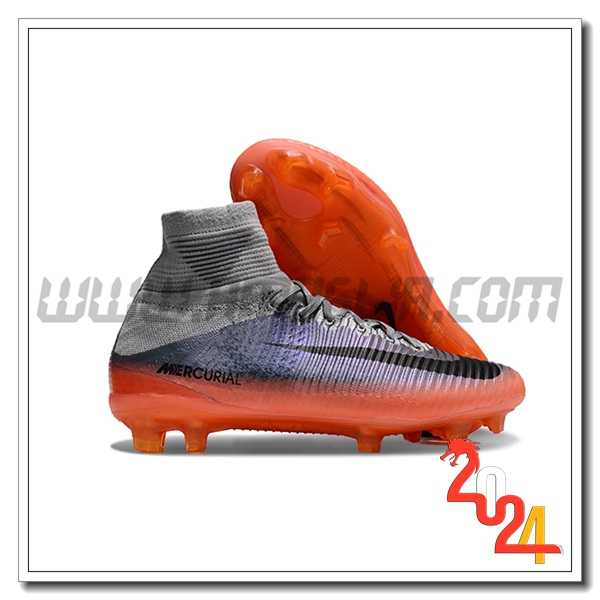 Nike Scarpe Da Calcio Zoom Superfly 5 Elite FG viola/Grigio/Arancia
