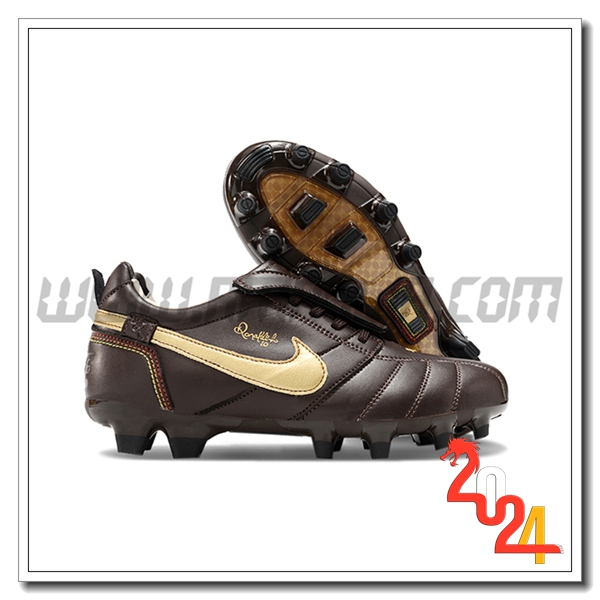 Nike Scarpe Da Calcio Tiempo Legend R10 Elite FG Marrone/Beige