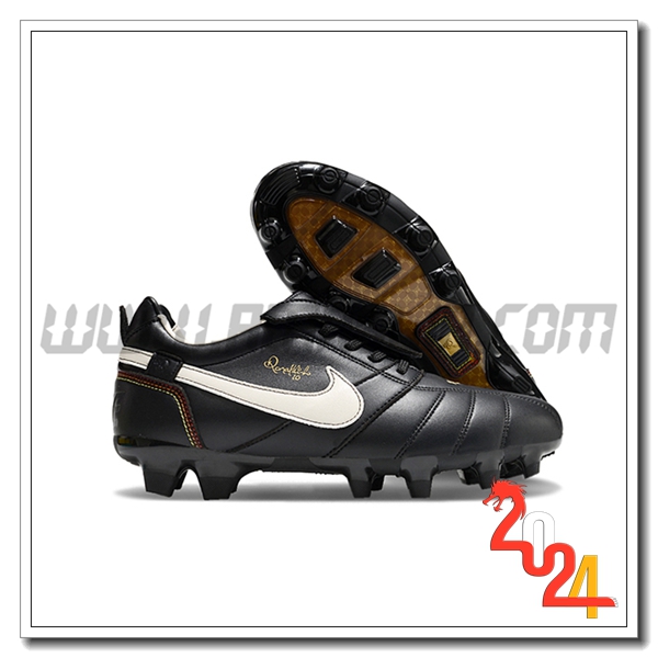 Nike Scarpe Da Calcio Tiempo Legend R10 Elite FG Bianco/Nero