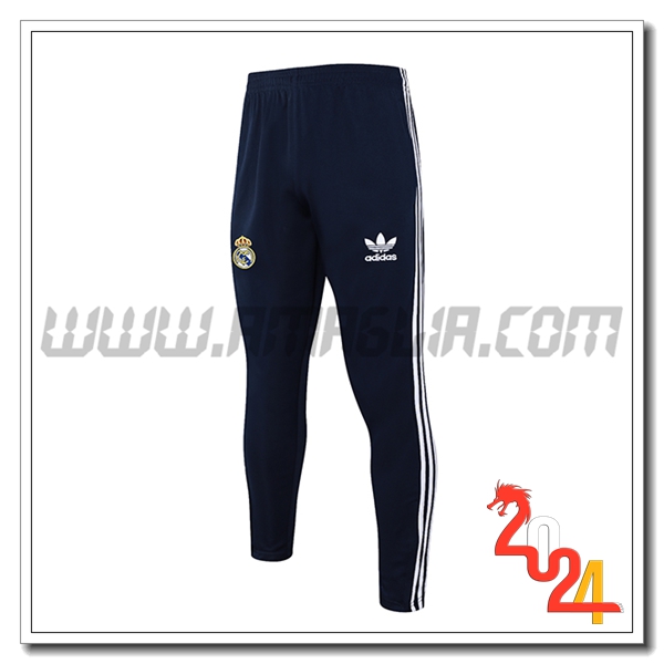 Pantaloni Da Allenamento Real Madrid Blu Reale 2024 2025