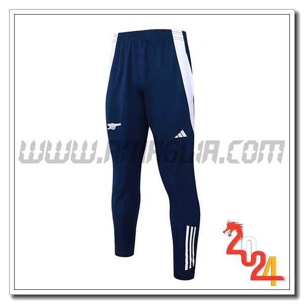 Pantaloni Da Allenamento Arsenal Blu/Bianco 2024 2025