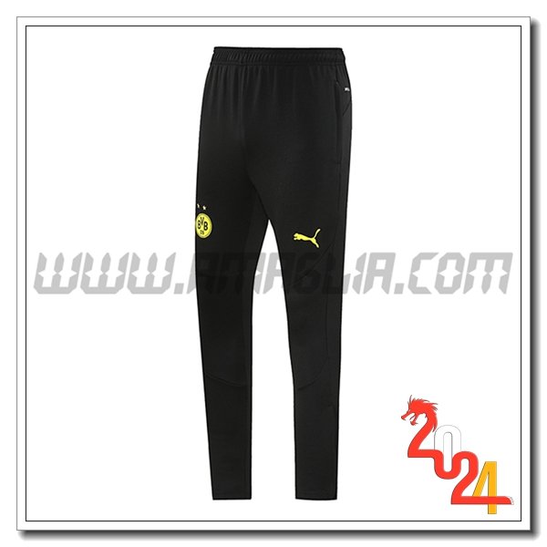 Pantaloni Da Allenamento Dortmund Nero/Giallo 2024 2025 -04