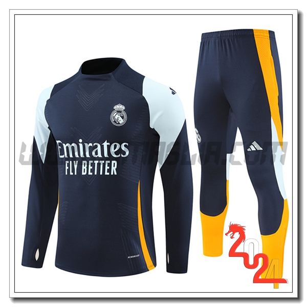 Tuta Allenamento Real Madrid Blu Reale 2024 2025